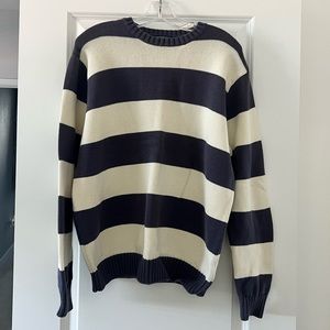 brandy melville brianna cotton thick stripe sweater